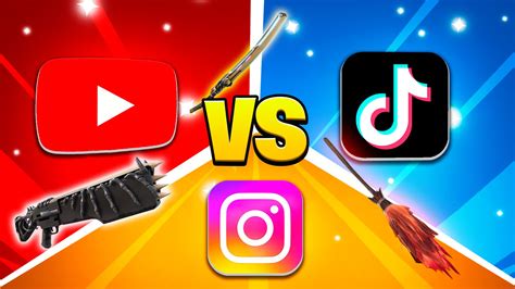 🆕youtube Vs Tiktok Vs Instagram🔥 7047 1453 5920 By Seerzy Fortnite