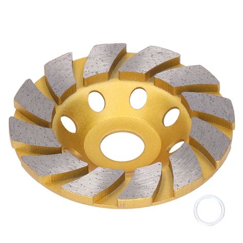 4in Concrete Grinding Wheel 12 Segment Heavy Duty Turbo Row Diamond Cup