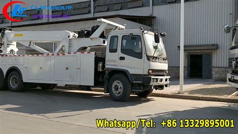 Japanese Isuzu Fvz Heavy Duty Rotator Boom Recovery Wrecker Towing