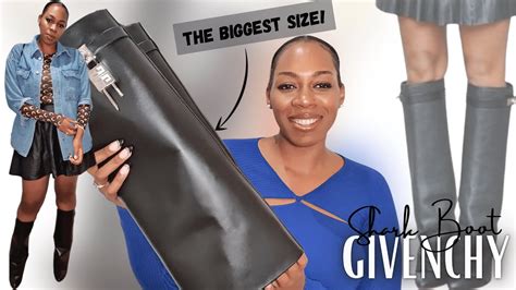 Givenchy Shark Lock Boot Unboxing Review Trying The Largest Size