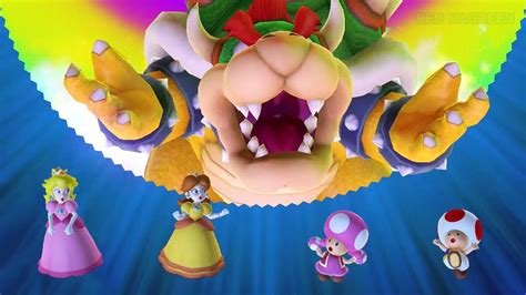 Mario Party Bowser Party Mushroom Park Peach Vs Daisy Vs