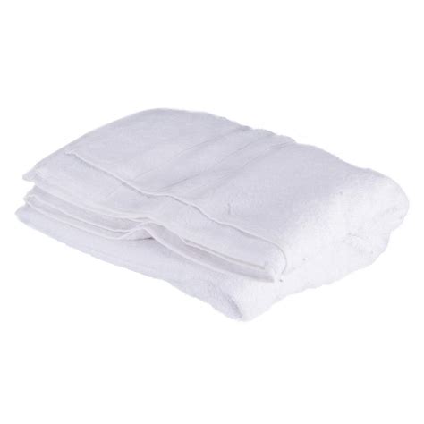 Soft Turkish Cotton White Bath Sheet Wilko