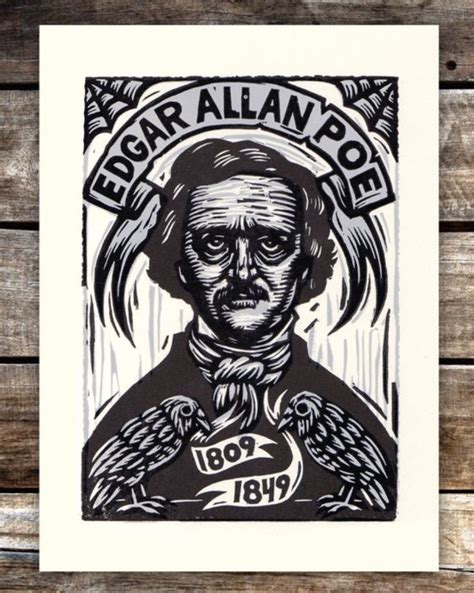 Edgar Allan Poe Portrait Art Print X Print X Art Print