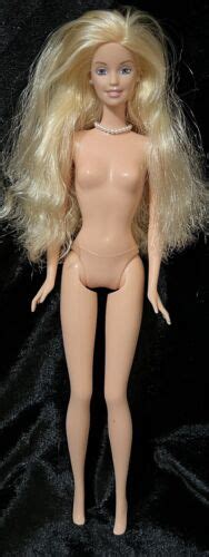 Blonde Collectors Mattel Barbie Doll Bendable Knees Nude For Ooak I