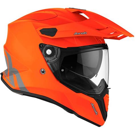 Adventure Helmet Airoh Commander Orange Fluo