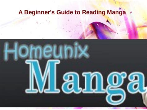 A beginner's guide to reading manga