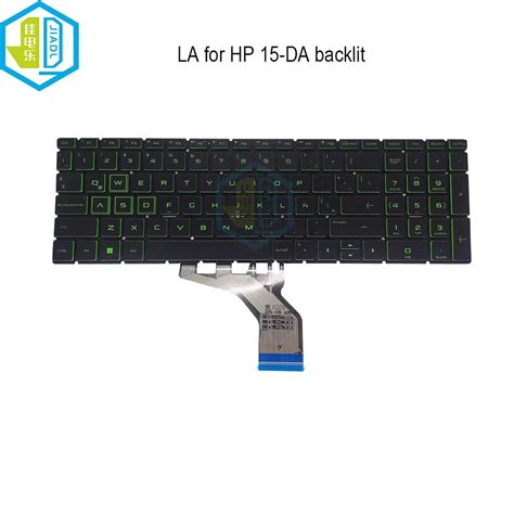 Laptop Backlit Bulgarian Latin Backlight Keyboard For Hp Pavilion 15 Da