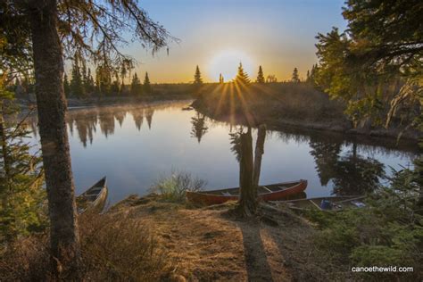 St John River Campsite Sunrise - Canoe the Wild