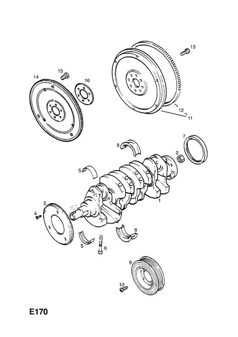 Opel ASTRA F Flywheel And Fittings Opel EPC Online Nemigaparts