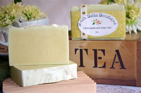 Lemongrass And Green Tea Soap Bath Bella Boutique