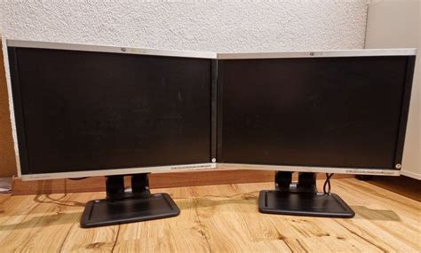 2x Monitor 22 Zoll HP Compaq LA2205wg Bildschirm Display Kaufen Auf