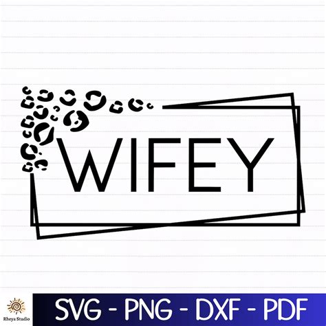 Leopard Wifey Svg Cheetah Wifey Svg Digital Download Svg Etsy