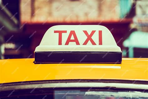 Free Photo | Taxi sign