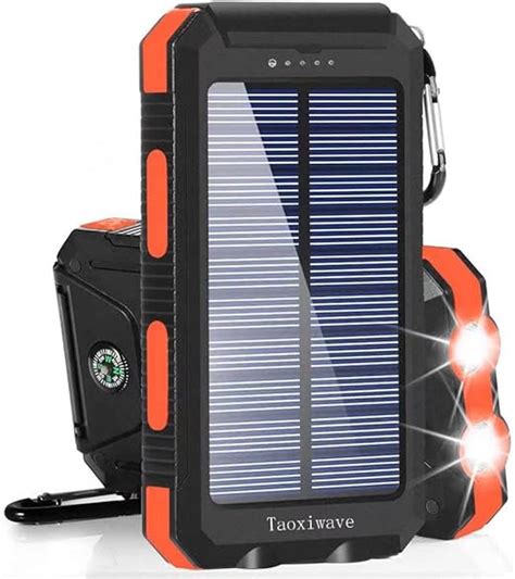 Amazon Solar Power Bank Portable Charger Solar Charger Fast