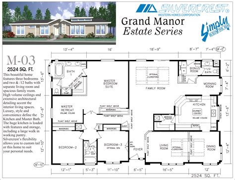 Silvercrest M 03 Floor Plan 03b131p