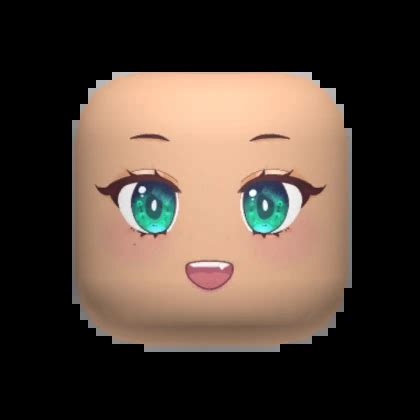 Cute Fang Face Green Eyes Light Skin Tone Roblox