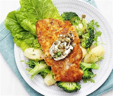 Kycklingschnitzel Med Kaprisdipp Recept ICA Se