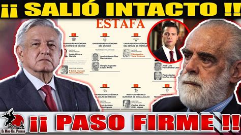 INTENTA DESTRUIR A AMLO POLÍTICO ENLOQUECIDO POR EL PODER CONFIESA