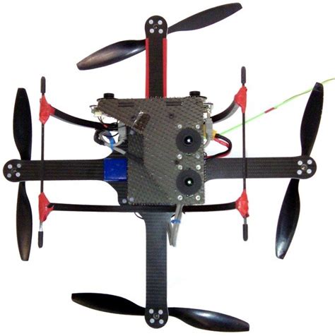 Our Quadrotor Mav Seen From Front And Bottom Download Scientific Diagram