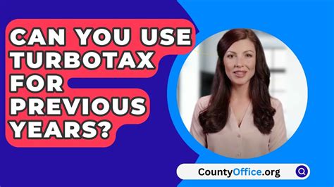 Can You Use Turbotax For Previous Years CountyOffice Org YouTube