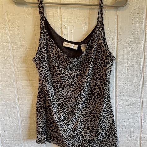 Cheetah Print Tank Top Super Cute Flowy And Double Depop