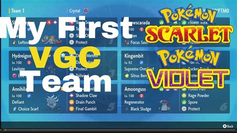 This Is My First Vgc Team Build Pokemon Scarlet Violet Competitive