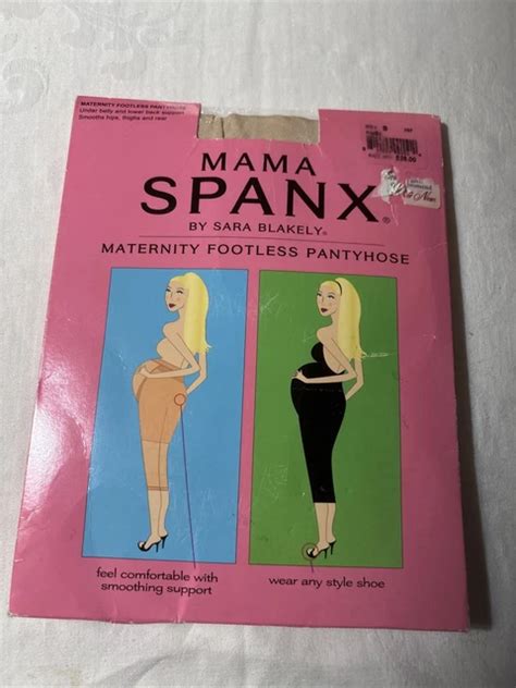 NIB SPANX MAMA Maternity Footless Pantyhose Shapewear Color Nude Size B PicClick UK