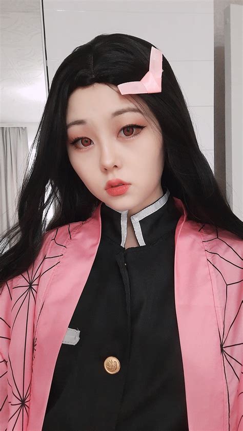 nezuko cosplay demon slayer kimetsu no yaiba | Красивые девочки ...