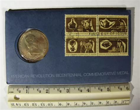 BICENTENAIRE AMERICAN REVOLUTION timbres pièces médaille américaine