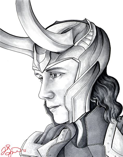 Loki Quick Drawing By Jgiampietro On Deviantart