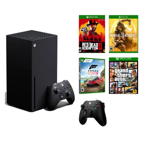 Купить Xbox Series X 1tb черный Gta 5 Forza Horizon 5 Rdr2 Mk11 геймпад в кредит в