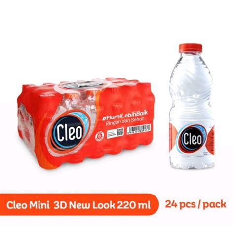 Jual Cleo Botol Mini Ml Isi Botol Shopee Indonesia