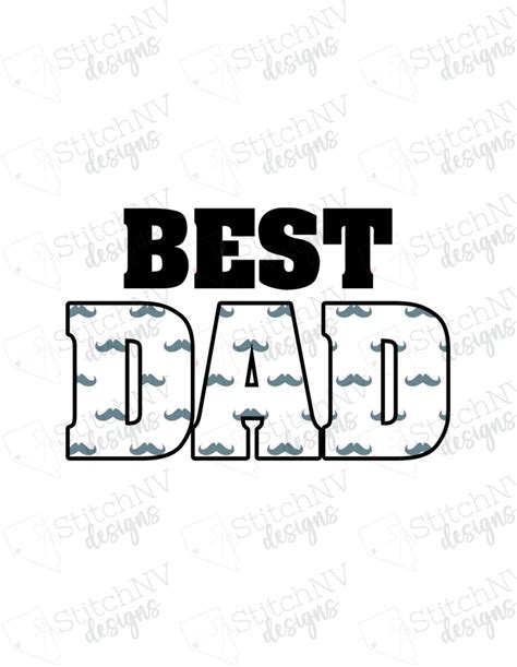 Best Dad Png Best Dad Ever Fathers Day Sublimation Dtg Design Fathers