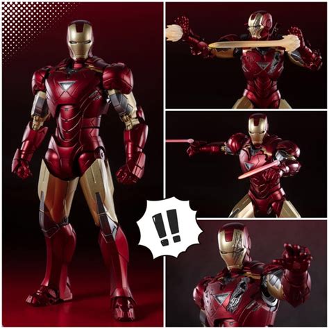 S H Figuarts Iron Man Mark 6 Battle Damage Edition From Avengers Mar Figure Central