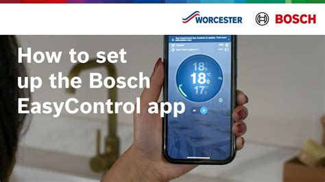 How To Set Up The Bosch Easycontrol App Worcester Bosch Youtube