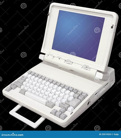 Old Laptop Computer stock photo. Image of portable, electronic - 25919324