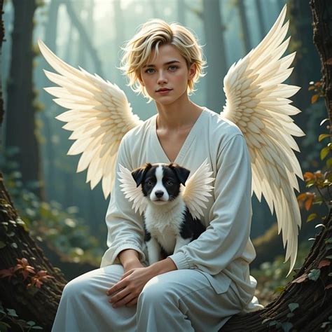 generated  angel face royalty  stock illustration