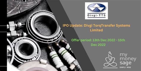 Divgi Torq Transfer Systems Private Limited Ipo Review