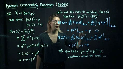 Moment Generating Functions Part 2 Youtube