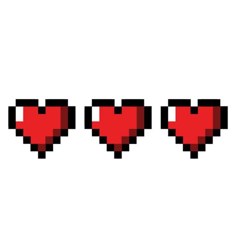 Minecraft Lives Sticker In Pixel Art Minecraft Drawings Art