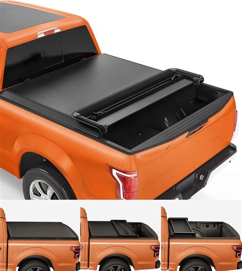 Amazon Tiptop Soft Tri Fold Tonneau Cover Truck Bed For