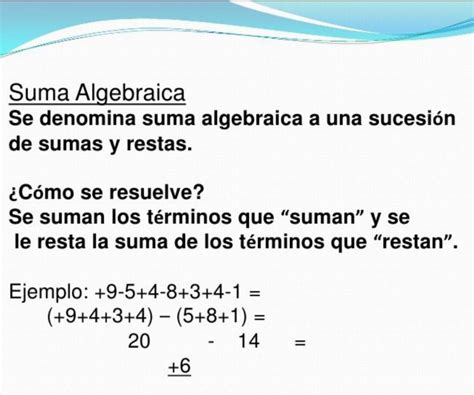 ¿ Como Se Efectúa La Suma Algebraica Ayuda Por Fis Brainlylat