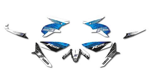 Dekor Radical Racing Yamaha Yzf R Bis Bj Blau Wei Camouflage