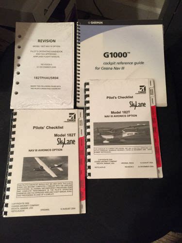 Buy Cessna T Skylane Pilots Checklist Nav Iii Avionics Option