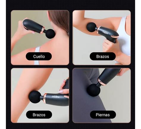 Pistola De Masajes Nappo Muscular Y Facial Con Cabezales