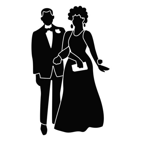 Prom Party Paar Ausgeschnitten Png Und Svg Design F R T Shirts