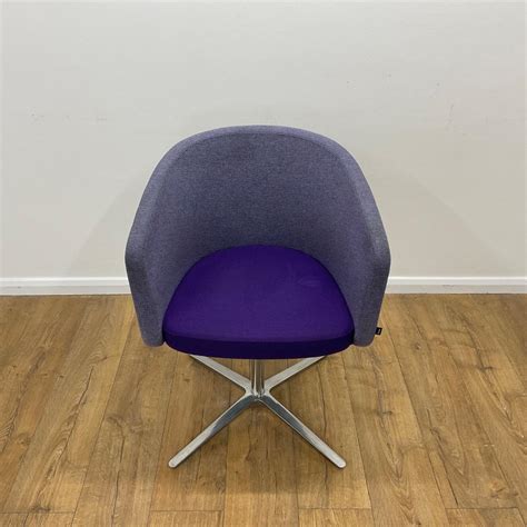 Bene Purple Reception Chair U RCH BN PU 01 ORS UK