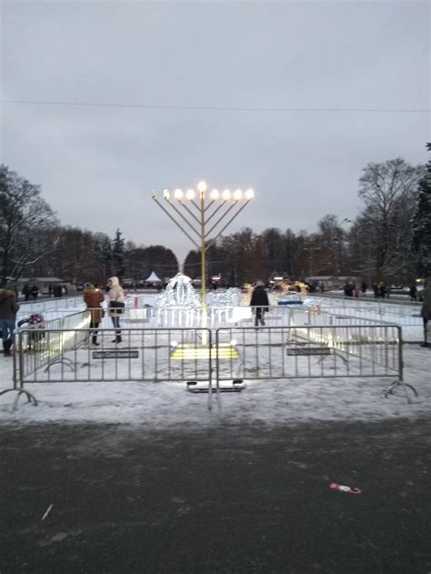 Ханука в Сокольниках | Пикабу