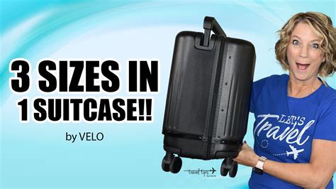 3 Sizes In One Suitcase By Velo Luggage Youtube