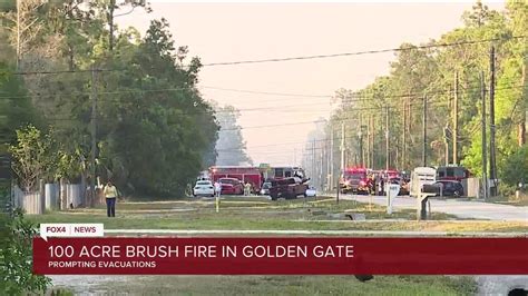 100 Acre Brush Fire Causes Evacuations In One News Page Video